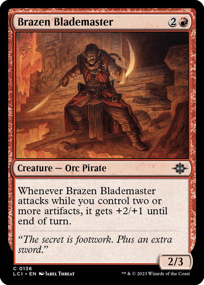 Brazen Blademaster [The Lost Caverns of Ixalan] 136