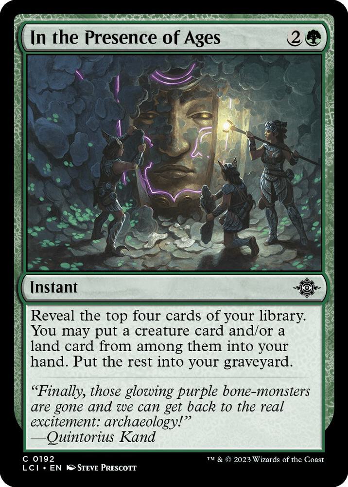 In the Presence of Ages [The Lost Caverns of Ixalan] 192