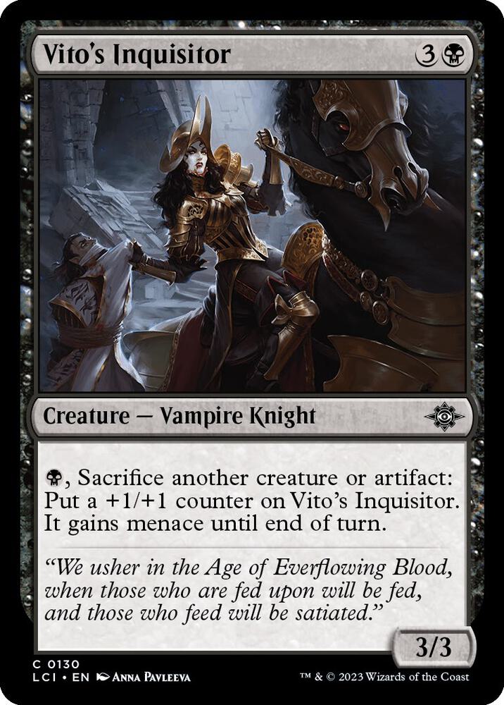 Vito's Inquisitor [The Lost Caverns of Ixalan] 130