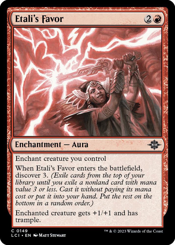 Etali's Favor [The Lost Caverns of Ixalan] 149