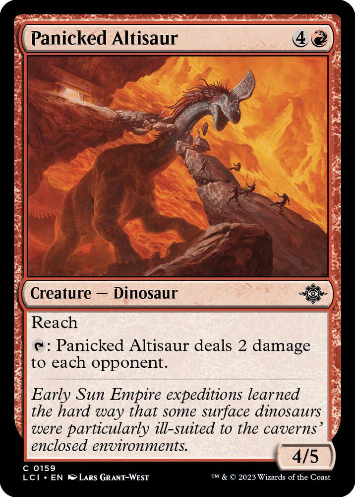 Panicked Altisaur [The Lost Caverns of Ixalan] 159