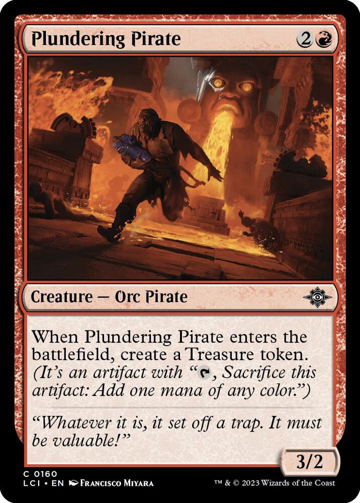 Plundering Pirate [The Lost Caverns of Ixalan] 160