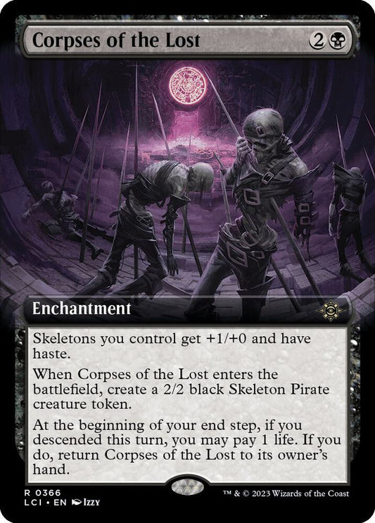 Corpses of the Lost (Extended Art) [The Lost Caverns of Ixalan] 366