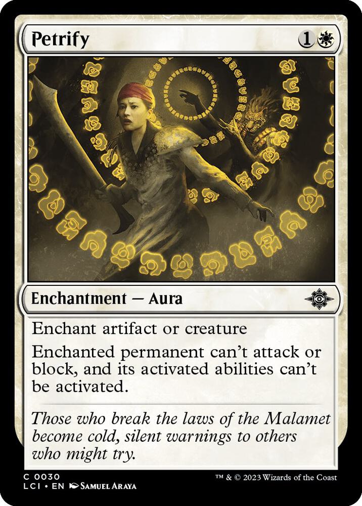 Petrify [The Lost Caverns of Ixalan] 30