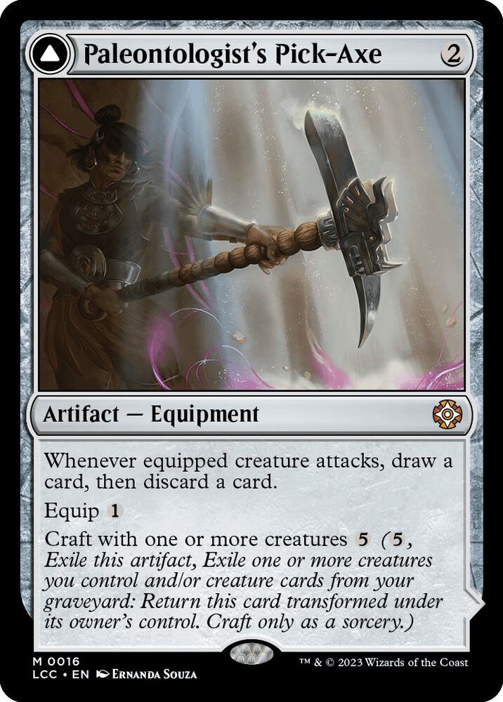 Paleontologist's Pick-Axe [Commander: The Lost Caverns of Ixalan] 16