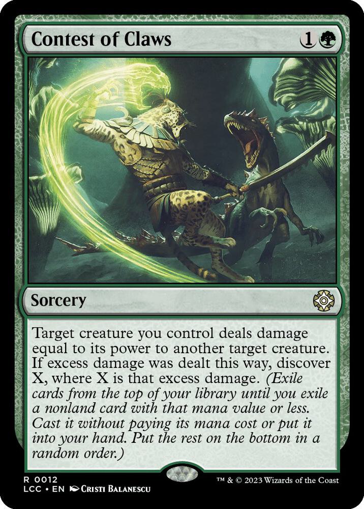 Contest of Claws [Commander: The Lost Caverns of Ixalan] 12