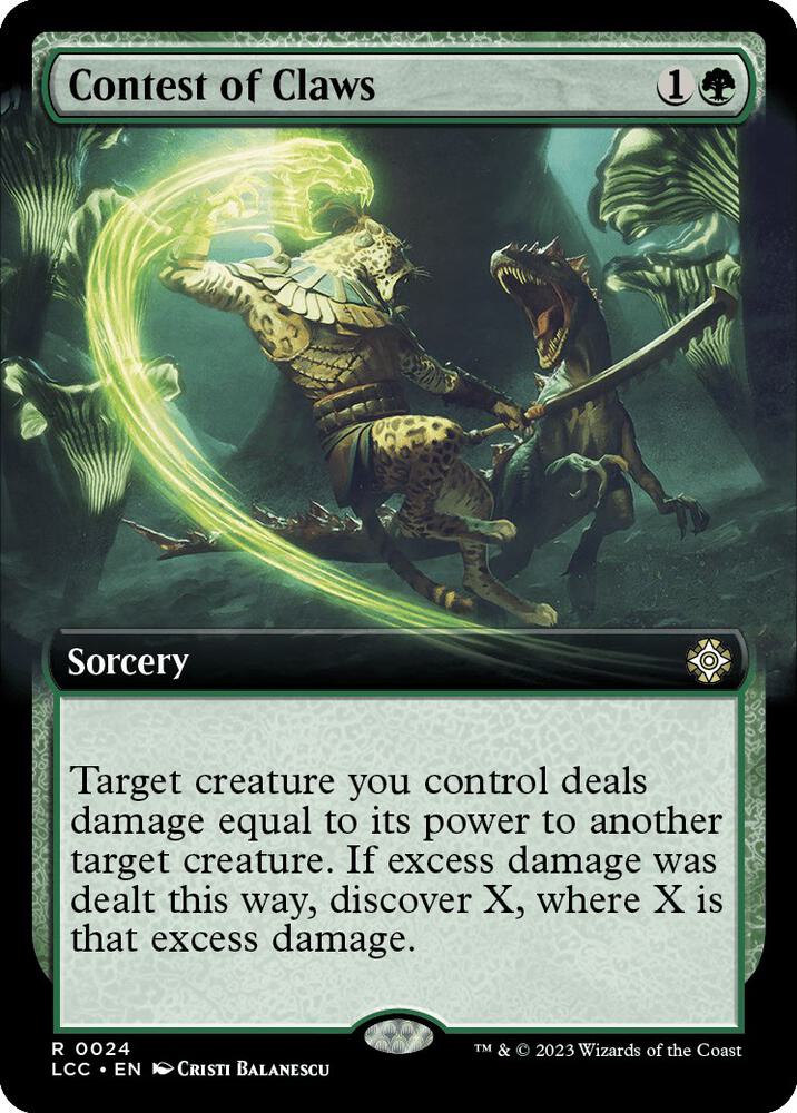 Contest of Claws (Extended Art) [Commander: The Lost Caverns of Ixalan] 24
