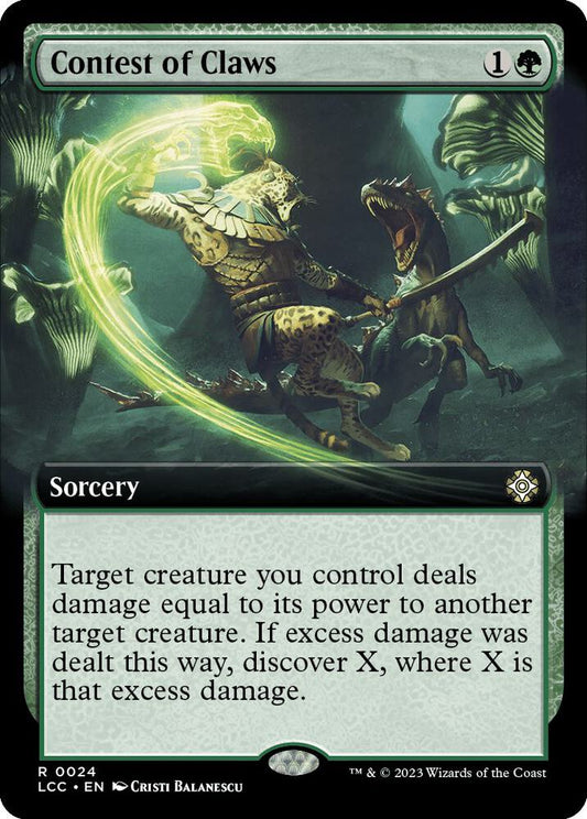 Contest of Claws (Extended Art) [Commander: The Lost Caverns of Ixalan] 24