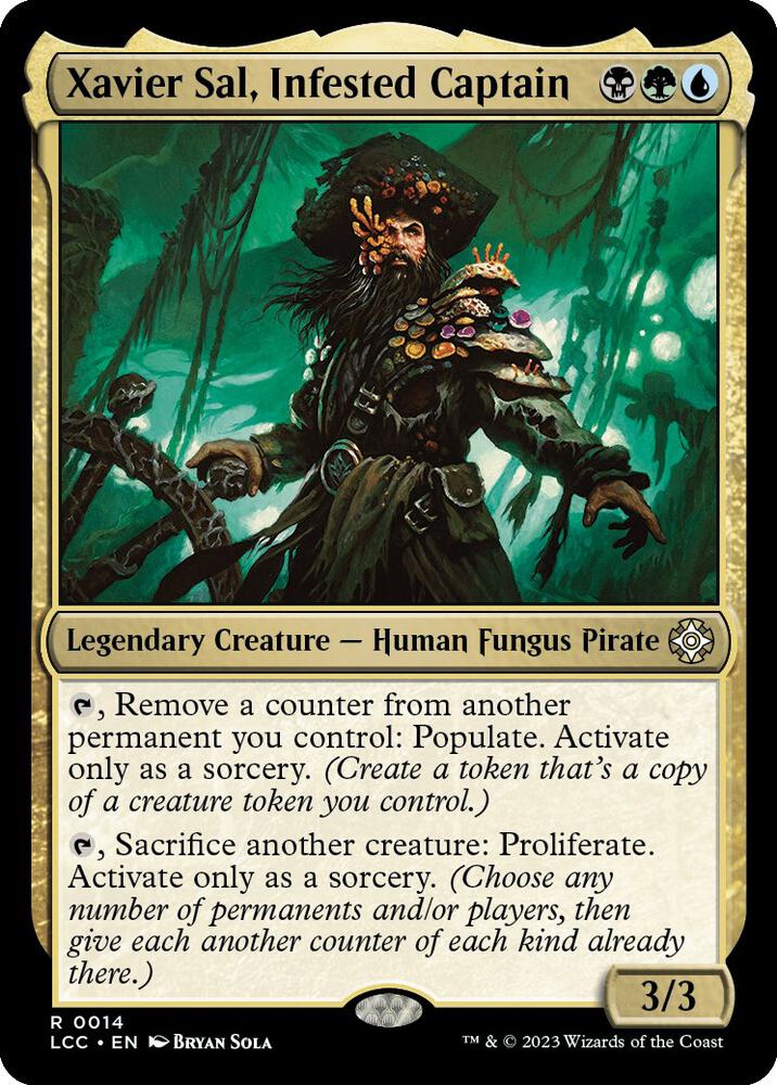 Xavier Sal, Infested Captain [Commander: The Lost Caverns of Ixalan] 14