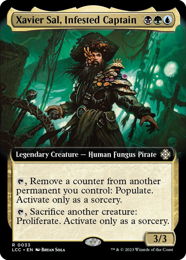 Xavier Sal, Infested Captain (Extended Art) [Commander: The Lost Caverns of Ixalan] 33