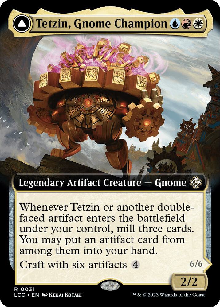 Tetzin, Gnome Champion (Extended Art) [Commander: The Lost Caverns of Ixalan] 31