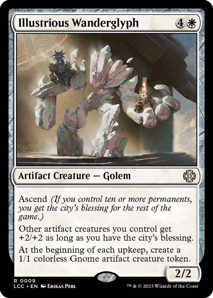 Illustrious Wanderglyph [Commander: The Lost Caverns of Ixalan] 9