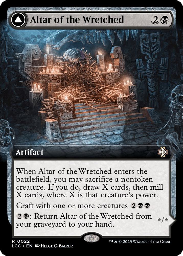 Altar of the Wretched (Extended Art) [Commander: The Lost Caverns of Ixalan] 22