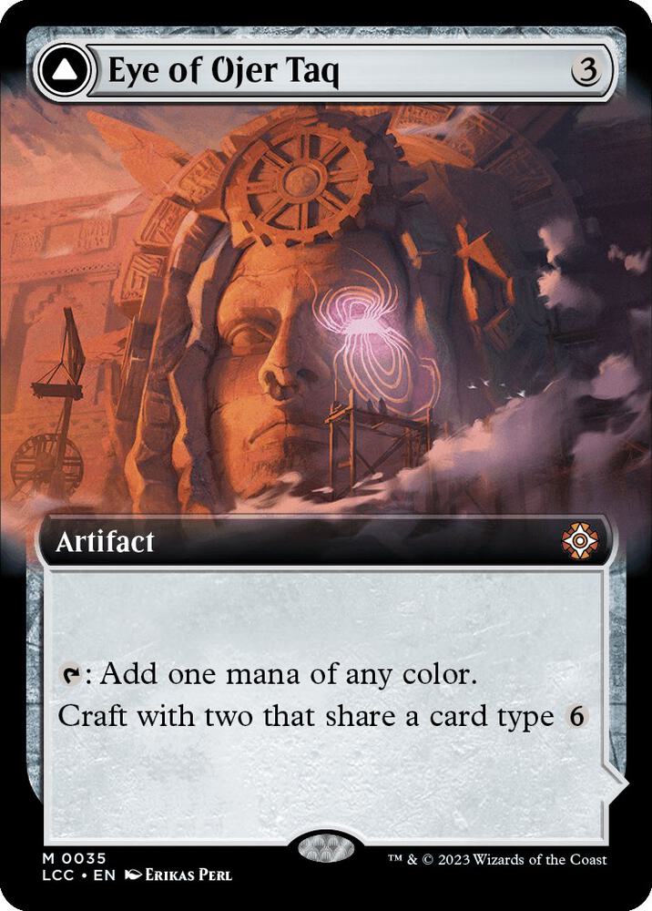Eye of Ojer Taq (Extended Art) [Commander: The Lost Caverns of Ixalan] 35