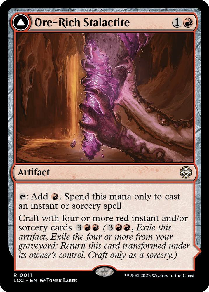 Ore-Rich Stalactite [Commander: The Lost Caverns of Ixalan] 11