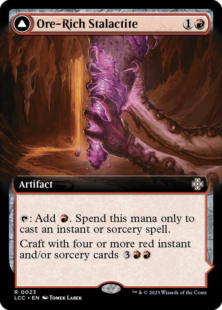 Ore-Rich Stalactite (Extended Art) [Commander: The Lost Caverns of Ixalan] 23