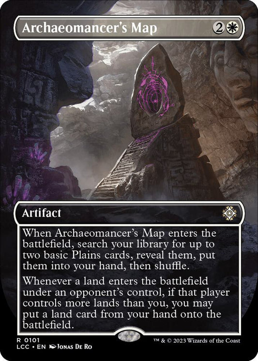 Archaeomancer's Map (Borderless) [Commander: The Lost Caverns of Ixalan] 101