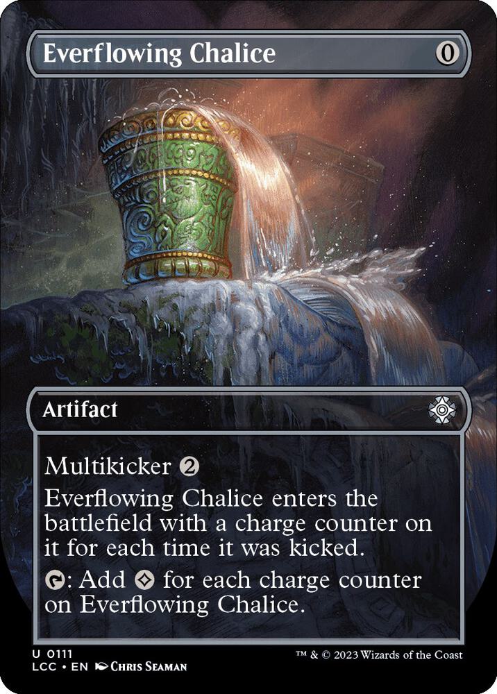 Everflowing Chalice (Borderless) [Commander: The Lost Caverns of Ixalan] 111