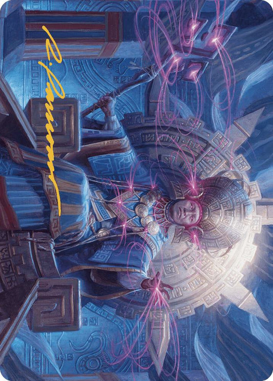 Akal Pakal, First Among Equals Art Card (8/81) (Gold-Stamped Signature) [Art Series: The Lost Caverns of Ixalan] 8