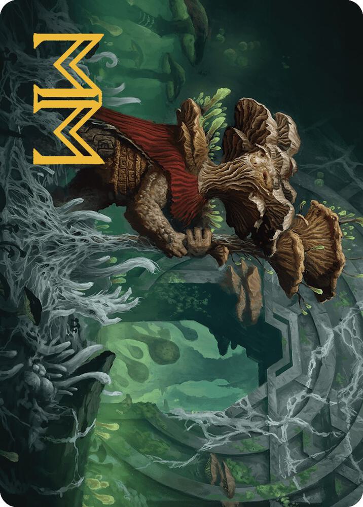 Tendril of the Mycotyrant Art Card (Gold-Stamped Signature) [Art Series: The Lost Caverns of Ixalan] 31