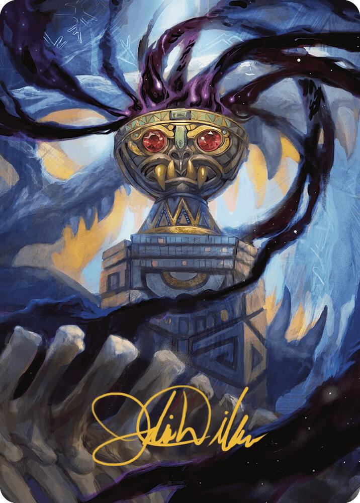 Chalice of the Void Art Card (Gold-Stamped Signature) [Art Series: The Lost Caverns of Ixalan] 79