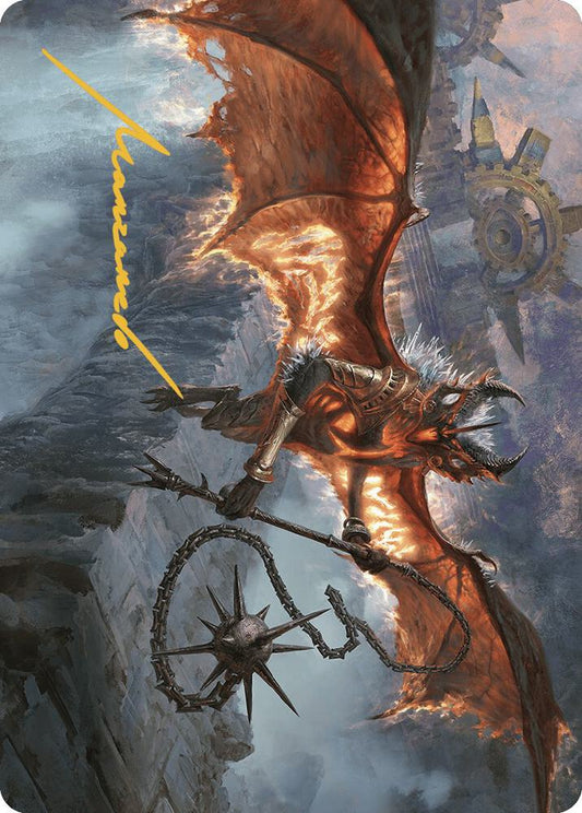 Bloodletter of Aclazotz Art Card (15/81) (Gold-Stamped Signature) [Art Series: The Lost Caverns of Ixalan] 15