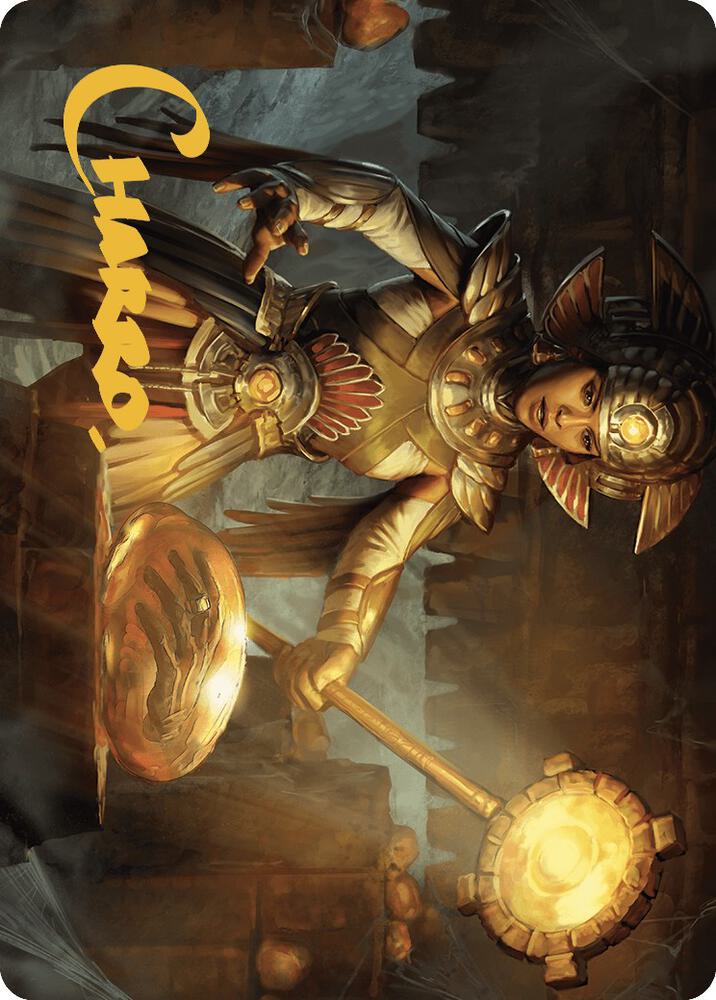 Curator of Sun's Creation Art Card (Gold-Stamped Signature) [Art Series: The Lost Caverns of Ixalan] 18