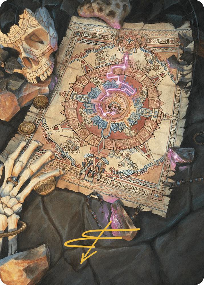 Map Token Art Card (Gold-Stamped Signature) [Art Series: The Lost Caverns of Ixalan] 68