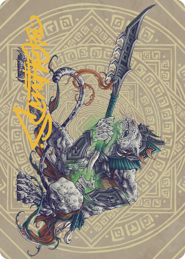 Kutzil, Malamet Exemplar Art Card (Gold-Stamped Signature) [Art Series: The Lost Caverns of Ixalan] 50