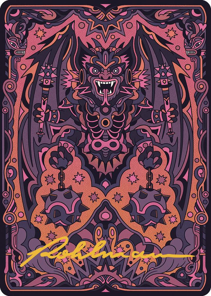 Bloodletter of Aclazotz Art Card (61/81) (Gold-Stamped Signature) [Art Series: The Lost Caverns of Ixalan] 61