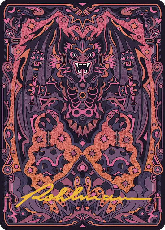 Bloodletter of Aclazotz Art Card (61/81) (Gold-Stamped Signature) [Art Series: The Lost Caverns of Ixalan] 61