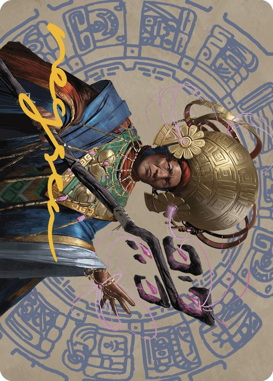 Akal Pakal, First Among Equals Art Card (46/81) (Gold-Stamped Signature) [Art Series: The Lost Caverns of Ixalan] 46