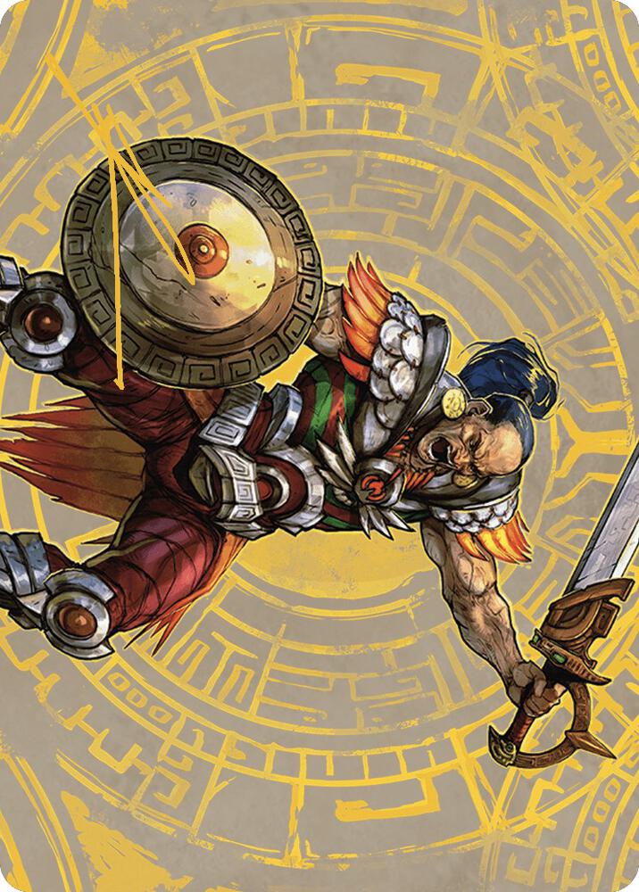 Inti, Seneschal of the Sun Art Card (Gold-Stamped Signature) [Art Series: The Lost Caverns of Ixalan] 47