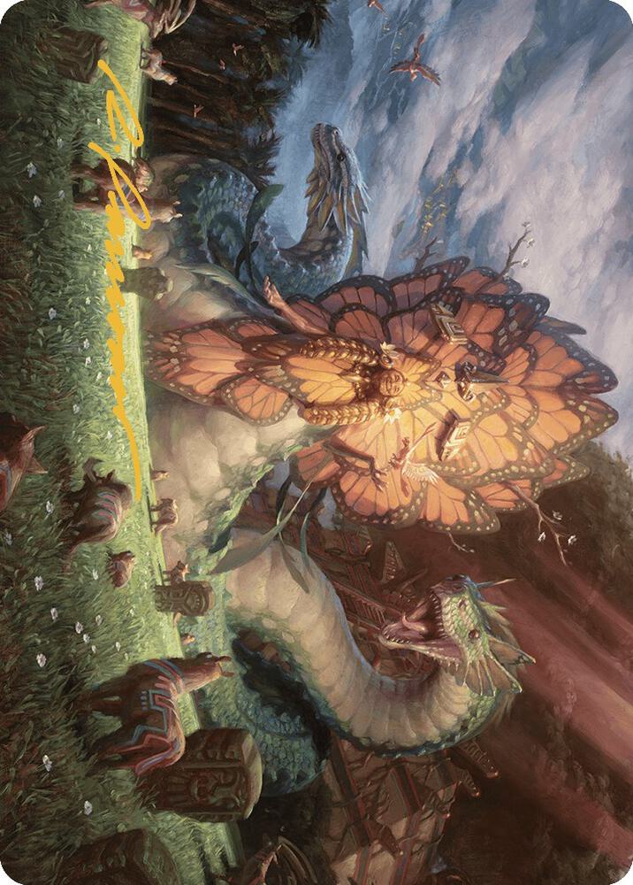 Ojer Kaslem, Deepest Growth Art Card (30/81) (Gold-Stamped Signature) [Art Series: The Lost Caverns of Ixalan] 30