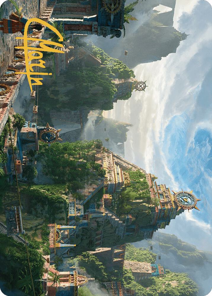 Clifftop Retreat Art Card (Gold-Stamped Signature) [Art Series: The Lost Caverns of Ixalan] 81