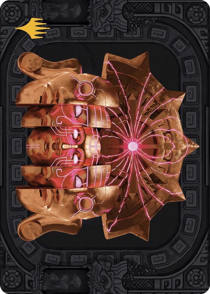 Ojer Taq, Deepest Foundation Art Card (56/81) (Gold-Stamped Planeswalker Symbol) [Art Series: The Lost Caverns of Ixalan] 56