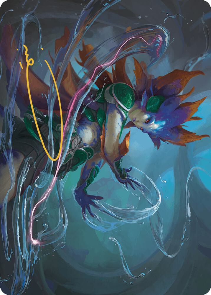 Nicanzil, Current Conductor Art Card (Gold-Stamped Signature) [Art Series: The Lost Caverns of Ixalan] 36