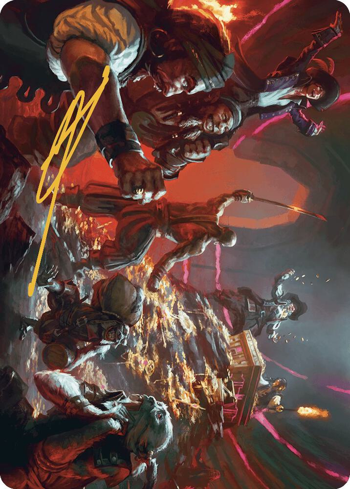Hit the Mother Lode Art Card (Gold-Stamped Signature) [Art Series: The Lost Caverns of Ixalan] 19