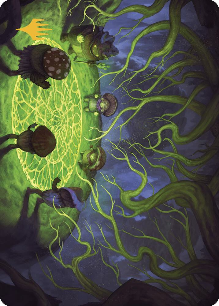 Growing Rites of Itlimoc Art Card (Gold-Stamped Planeswalker Symbol) [Art Series: The Lost Caverns of Ixalan] 26