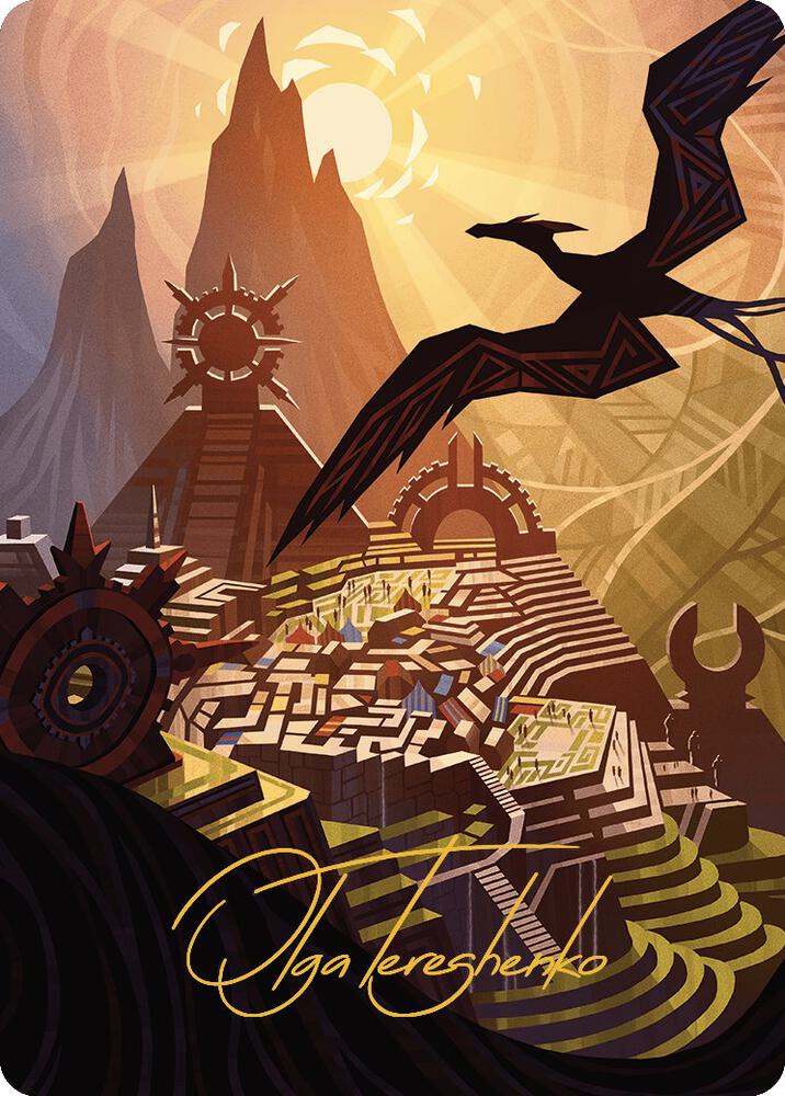 Plains Art Card (Gold-Stamped Signature) [Art Series: The Lost Caverns of Ixalan] 44