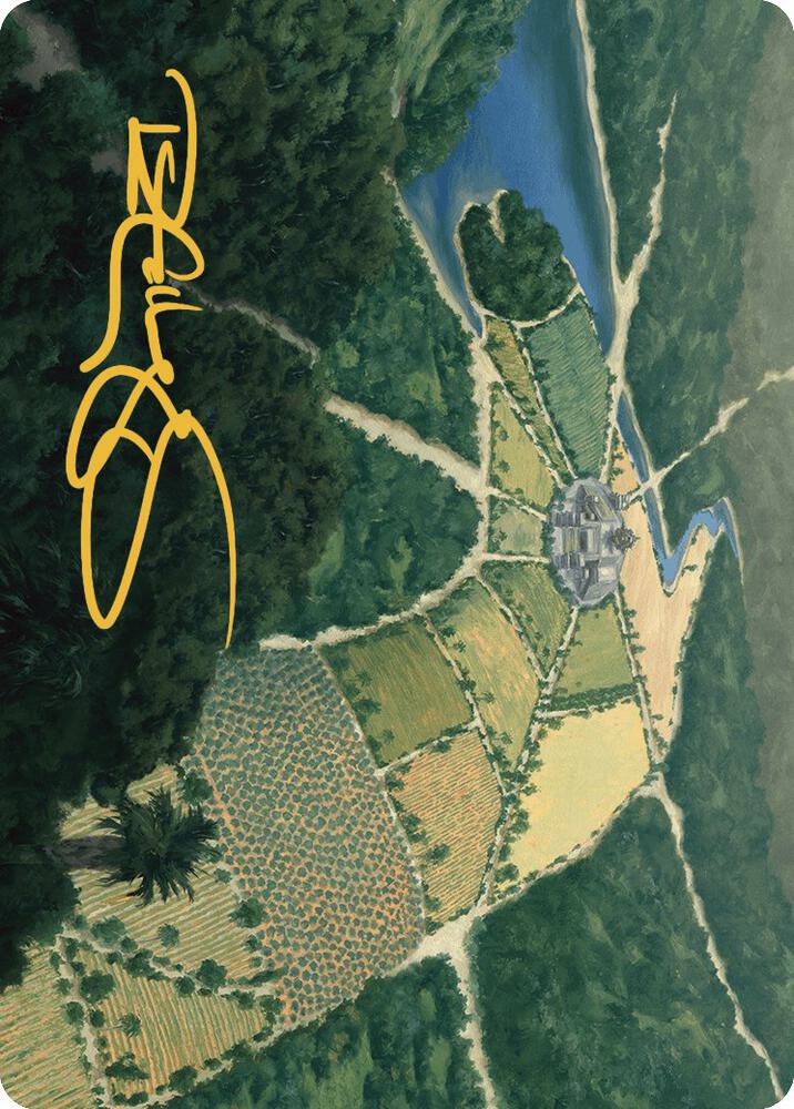 Restless Prairie Art Card (Gold-Stamped Signature) [Art Series: The Lost Caverns of Ixalan] 43