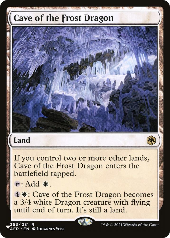 Cave of the Frost Dragon [The List Reprints] 253/281