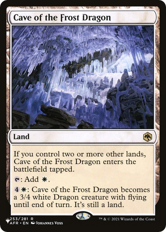 Cave of the Frost Dragon [The List Reprints] 253/281