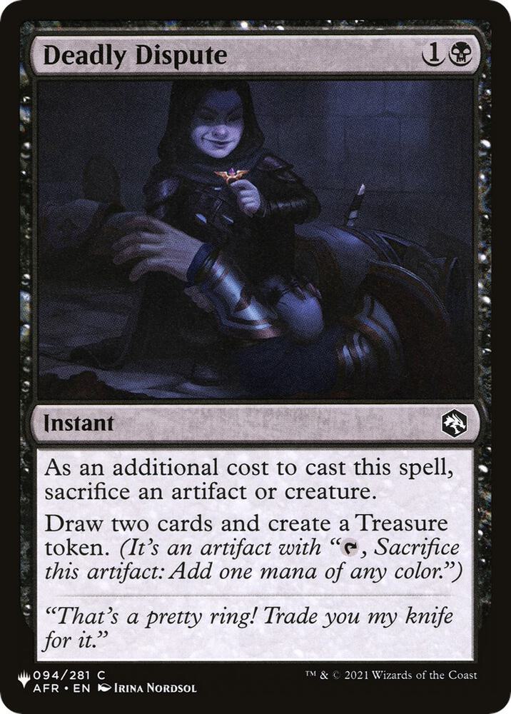 Deadly Dispute [The List Reprints] 094/281
