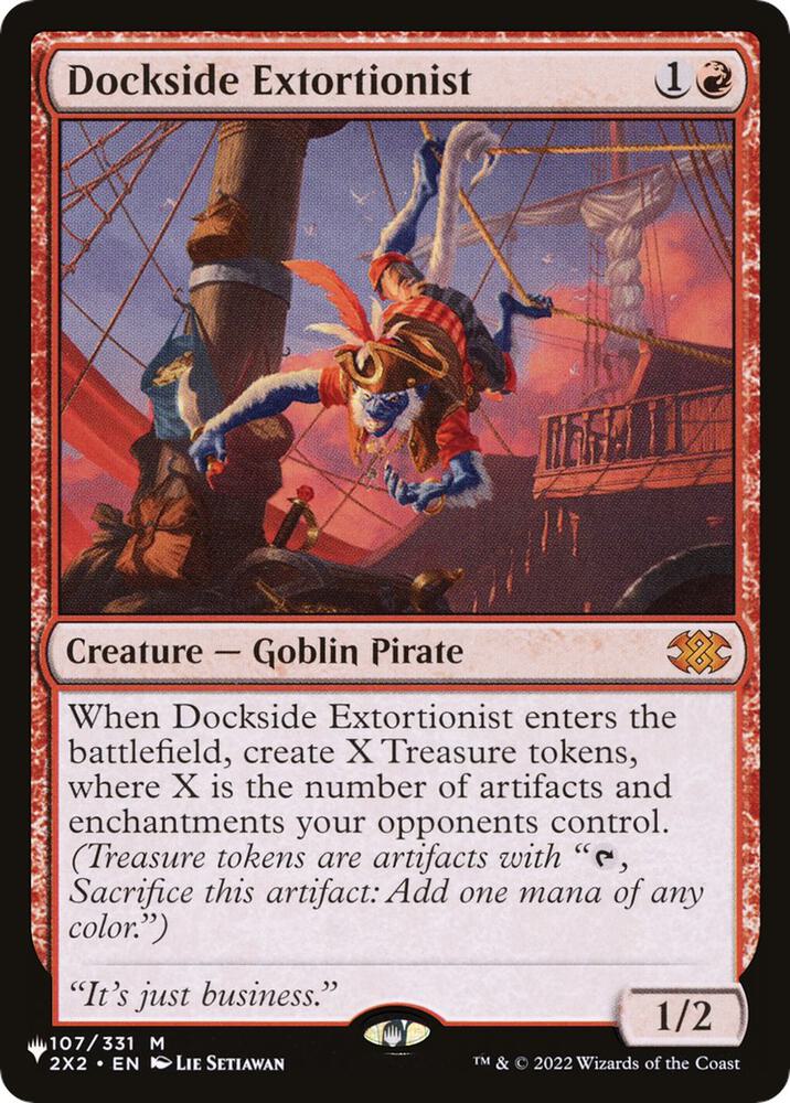 Dockside Extortionist [The List Reprints] 107/024