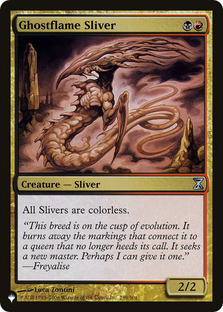 Ghostflame Sliver [The List Reprints] 239/301