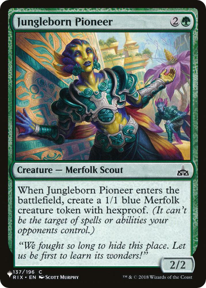 Jungleborn Pioneer [The List Reprints] 137/196