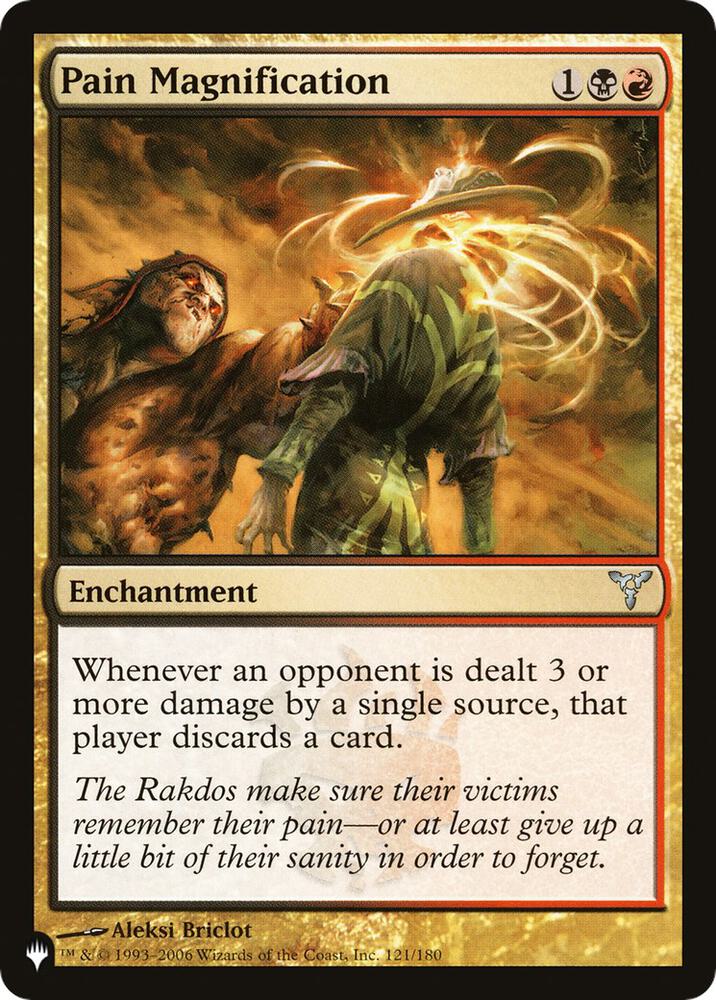 Pain Magnification [The List Reprints] 121/180