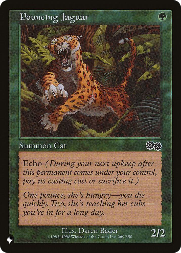 Pouncing Jaguar [The List Reprints] 269/350
