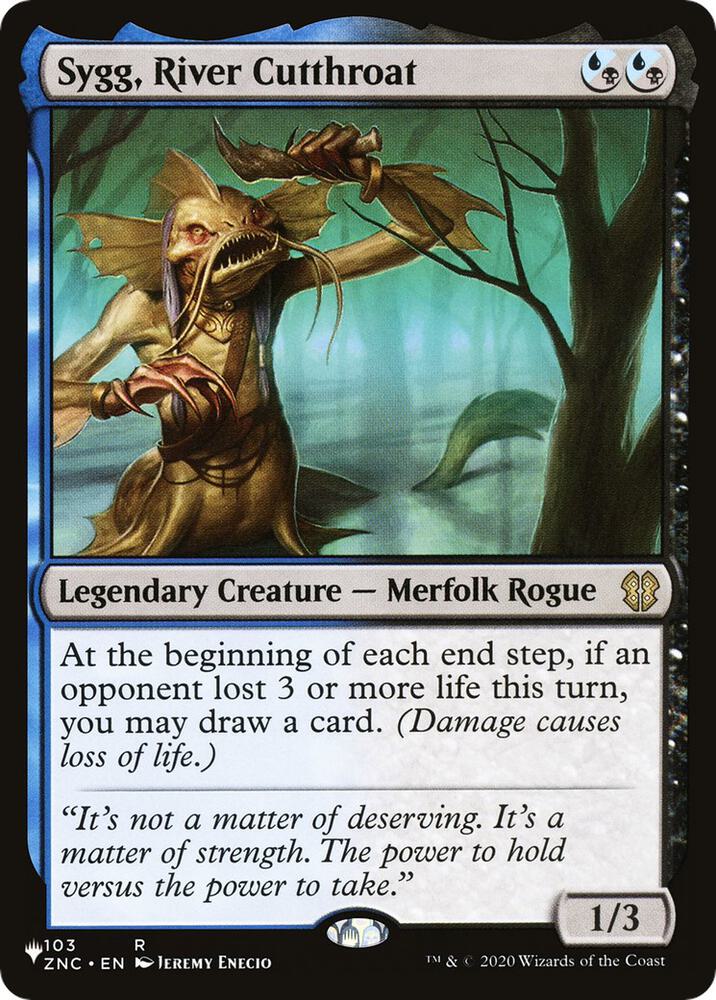 Sygg, River Cutthroat [The List Reprints] 103